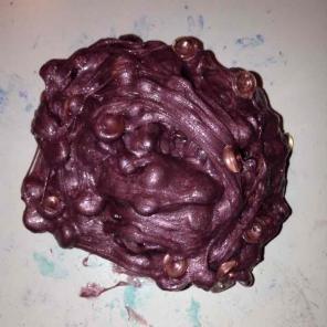 2oz purple metallic fishbowl slime