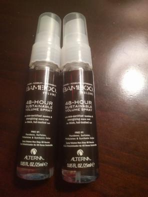 2x Alterna Bamboo Volume Hair Spray NEW
