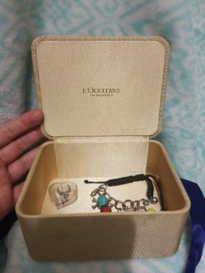 L' Occitane Jewelry Box with Bow