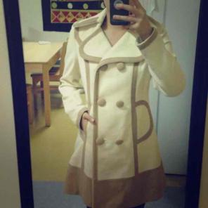 Creme Wool Coat