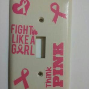 Breast Cancer Awareness light cover