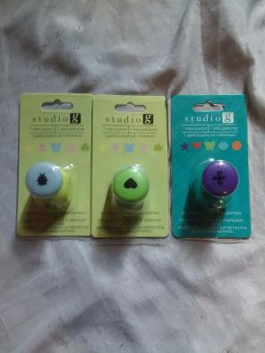 NEW! Studio G Mini Punch Set of 3