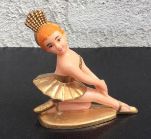 Vintage Gold Ballerina Cake Topper (3)