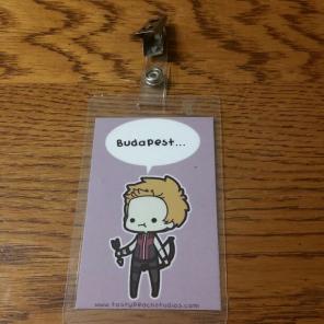 Badge for hawkeye fans