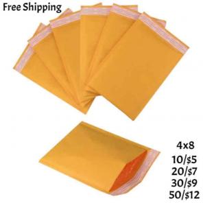 (50) 4x8 Bubble Mailers #000
