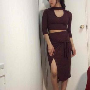NWT Two-Piece Maroon Set