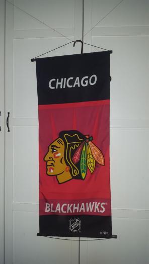 BLACK HAWKS BANNER