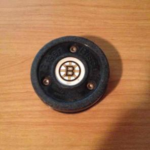 Boston Bruins green biscuit