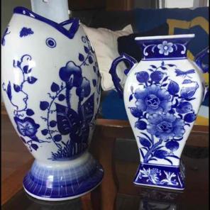 Vintage blue pieces