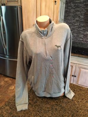 Size Large PINK Quarter Zip