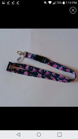 Floral Lanyard
