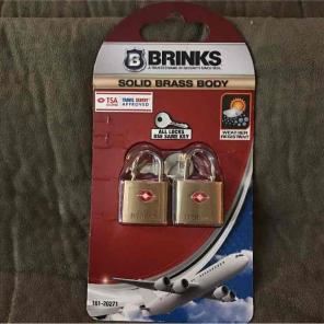 Brinks Solid Brass body Locks! 2!
