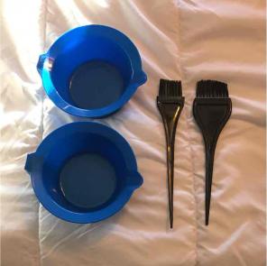Hair bowl and applicators