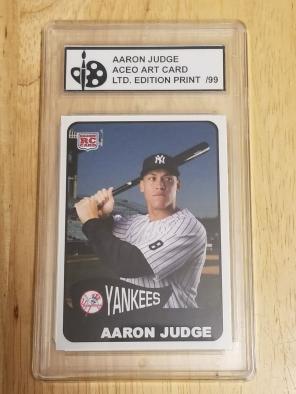 Aaron Judge ACEO Style 1 Art Card # 3/99