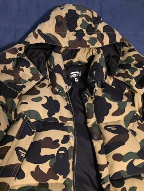 Bape Down Jacket Yellow Camo (Medium)