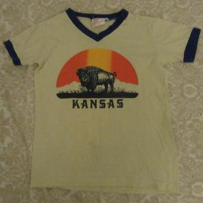 vintage childrens kansas t shirt M
