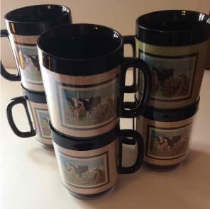 Set of 6 Thermo serv insulated mugs