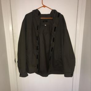 Barneys New York Men's Olive Trench Coat