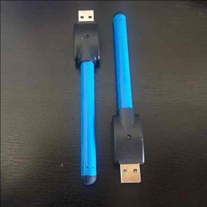 2x batteries and mini chargers blue