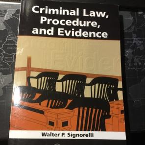 Criminal law, Procedure, And Evidence