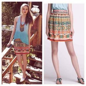 Anthro Oroya Echo Skirt SMALL