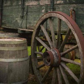 11x14 vintage wagon print