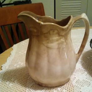Ironstone Cream Pitcher English Server