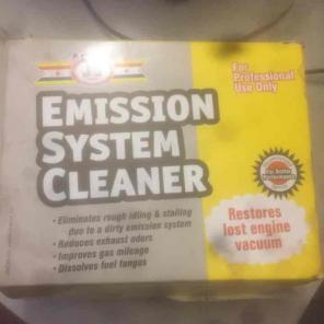Emission system cleaner