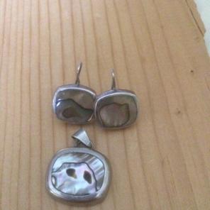 925 Mexico Earings And Pendant