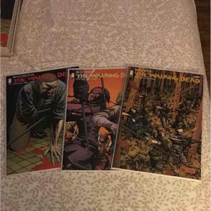 3 Walking Dead comics #153 - #155