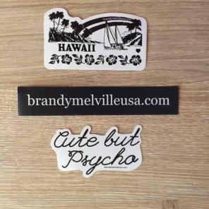 3 Brandy Melville Stickers