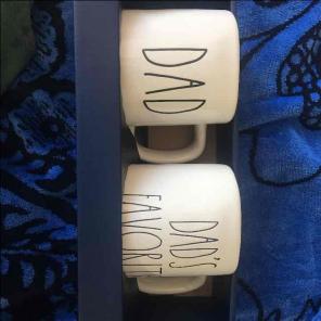 Rae Dunn Dad mug set