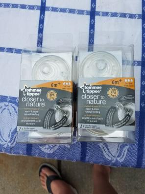 2 packs Tommee Tippee Stage 3 nipples
