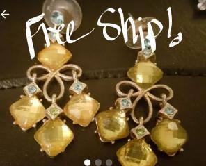 Vintage chandelier earrings