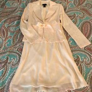 Cream Skirt Suit
