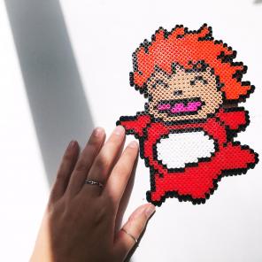 Ponyo Perler Art