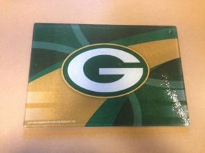 Packers Glass Cutting Board