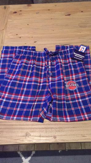 New Men's $32 Detroit Pistons Loungepant