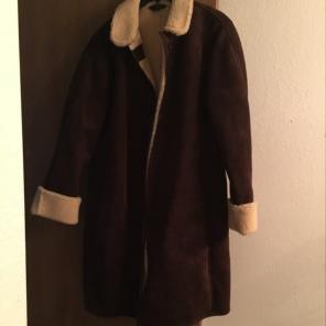 Long Brown Lands End Coat