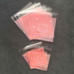 24 Pink Hello Kitty Clear cello bags M L