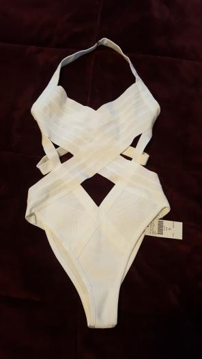 White Franny Bandage Swimsuit