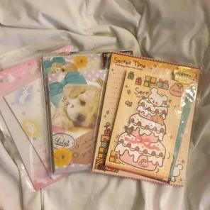 3 STATIONARY LETTER SETs