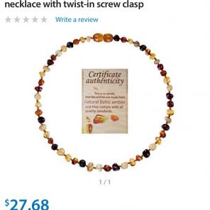 Baby Teething Necklace