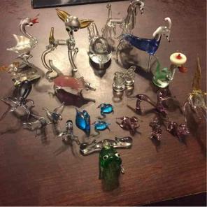 Glass figurines
