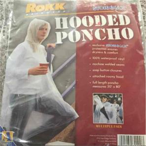 Hooded Poncho - Unisex