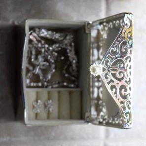 Pure Solid Silver Jewelry Box