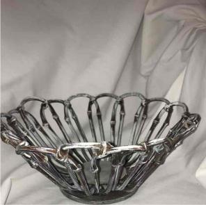 Distressed ratton basket