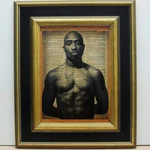 Tupac print vintage dictionary page