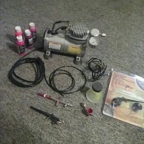 central pneumatic airbrush kit