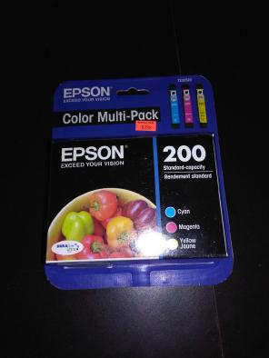 New Epson 200, 3 Pack CMY Free Shipping